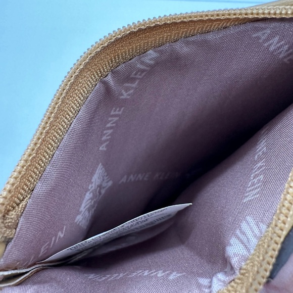 Anne Klein Mini Vegan Leather Multi Card Holder Zip Wallet - Picture 6 of 7